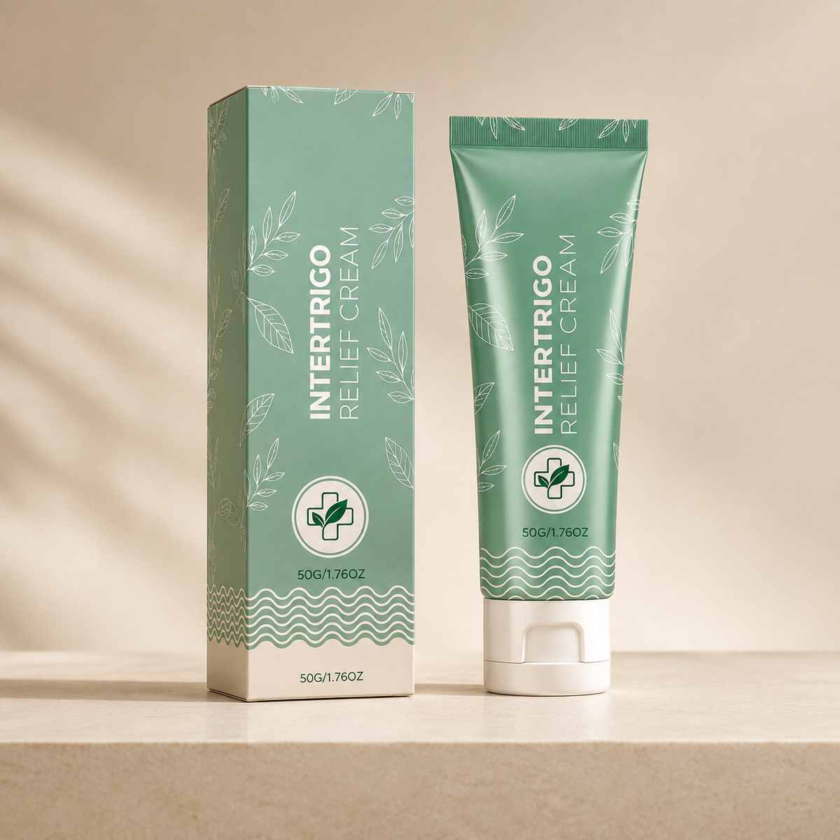 Intertrigo Relief Cream tube and box