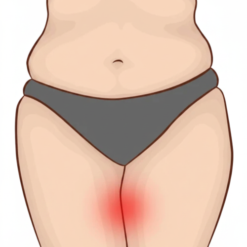 Groin and inner thighs